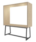 FROM FORM : BOX TABLE Low Chair single-sided W1800