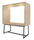 FROM FORM : BOX TABLE Low Chair double-sided W1800